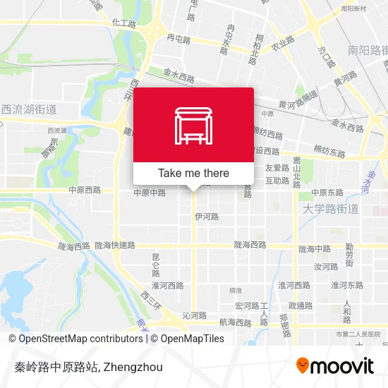 秦岭路中原路站 map