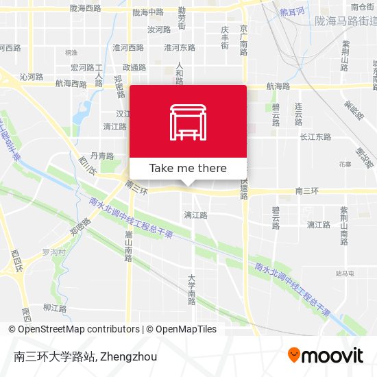 南三环大学路站 map
