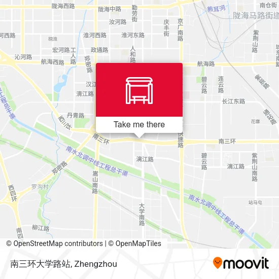 南三环大学路站 map