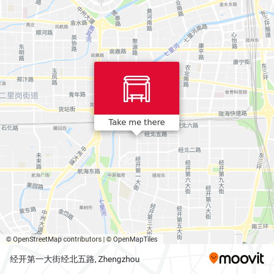 经开第一大街经北五路 map