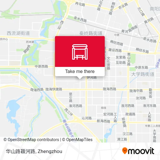 华山路颖河路 map