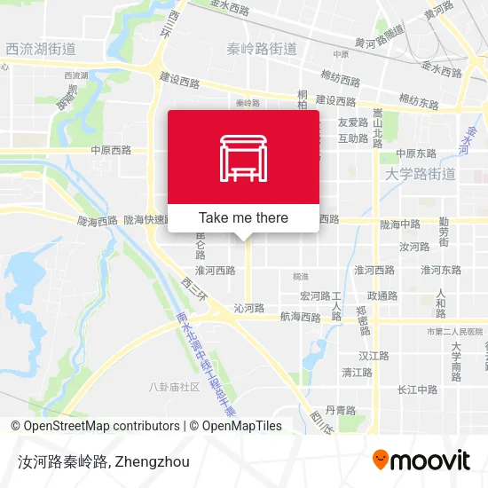 汝河路秦岭路 map