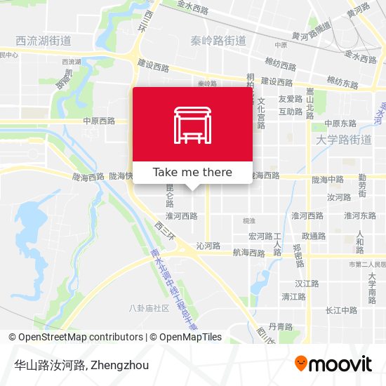 华山路汝河路 map