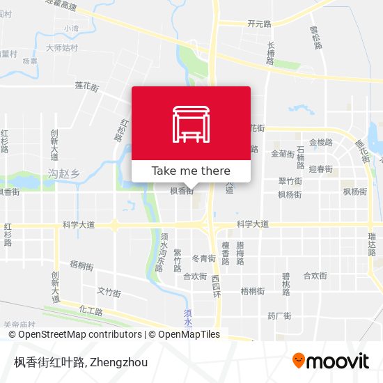 枫香街红叶路 map