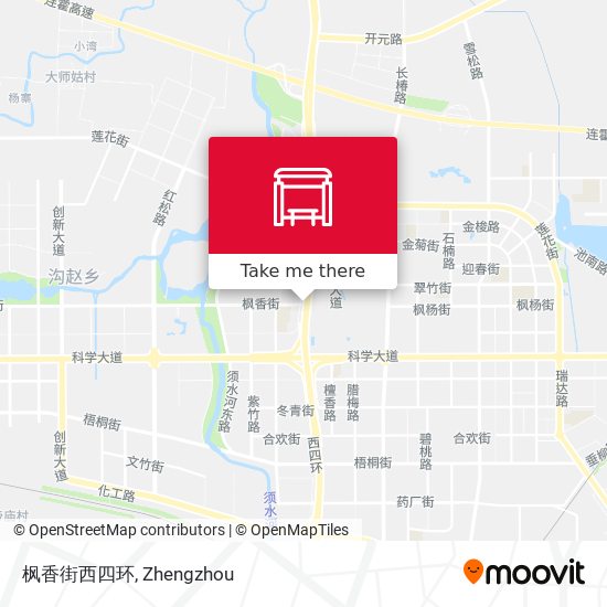 枫香街西四环 map