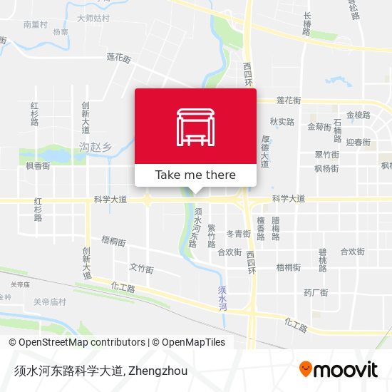须水河东路科学大道 map