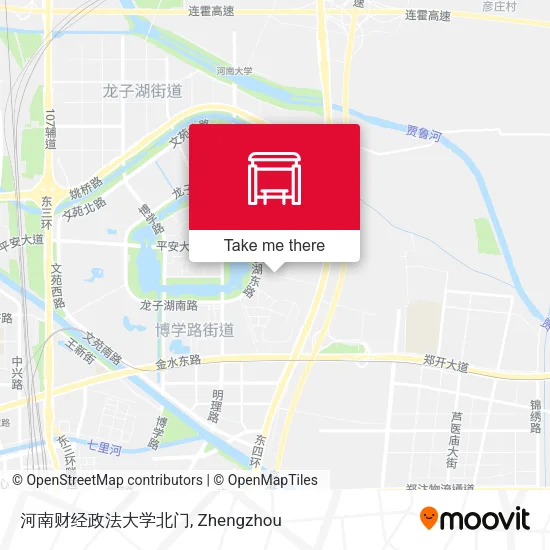 河南财经政法大学北门 map