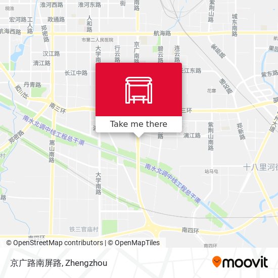 京广路南屏路 map