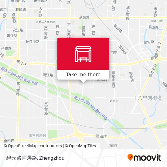 碧云路南屏路 map
