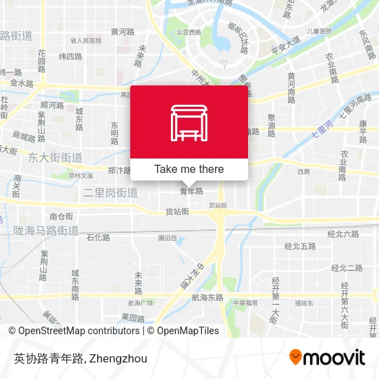 英协路青年路 map