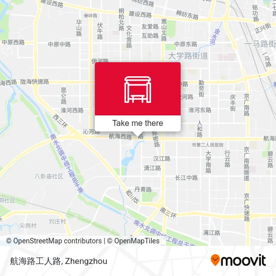 航海路工人路 map