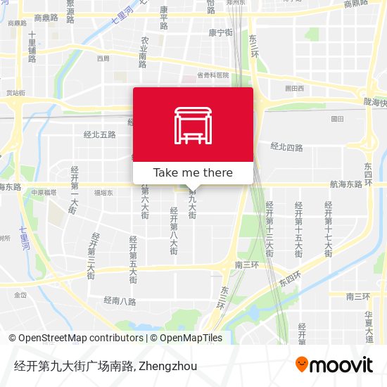 经开第九大街广场南路 map