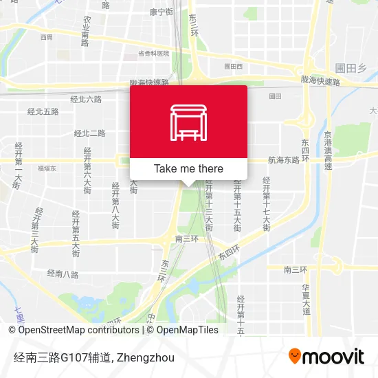 经南三路G107辅道 map