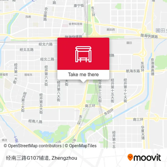 经南三路G107辅道 map