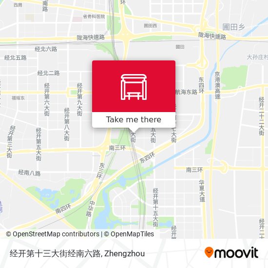 经开第十三大街经南六路 map