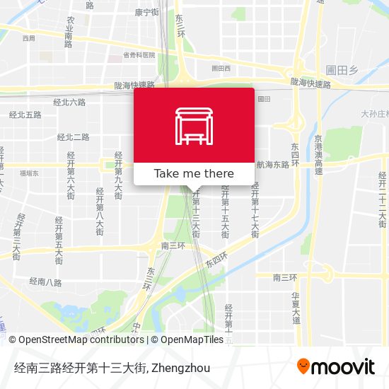 经南三路经开第十三大街 map