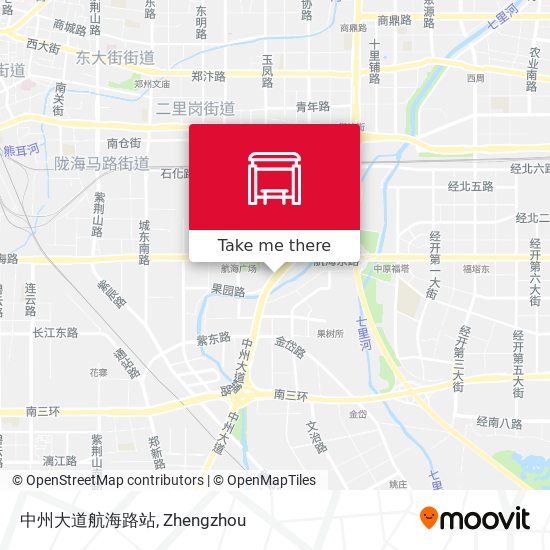 中州大道航海路站 map