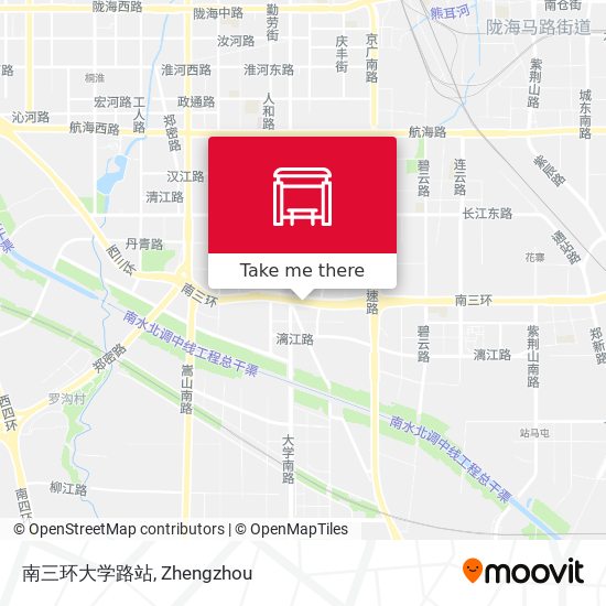南三环大学路站 map