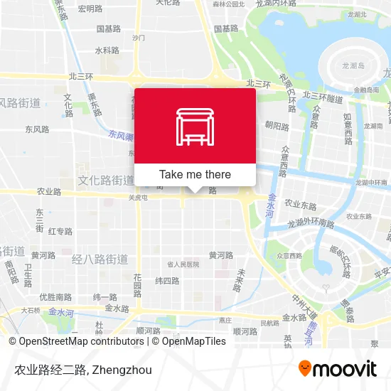 农业路经二路 map