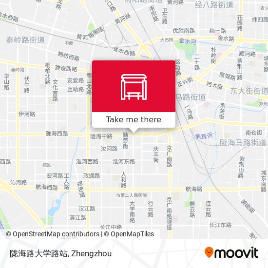 陇海路大学路站 map