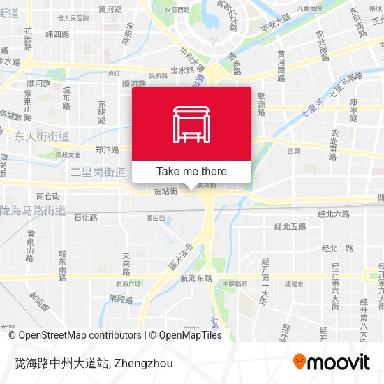 陇海路中州大道站 map