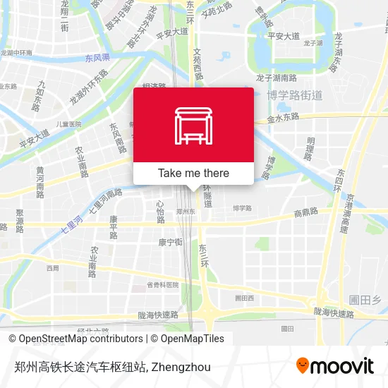 郑州高铁长途汽车枢纽站 map