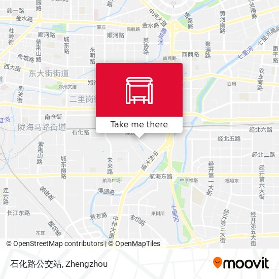 石化路公交站 map