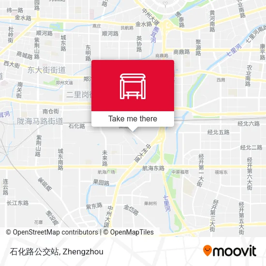 石化路公交站 map