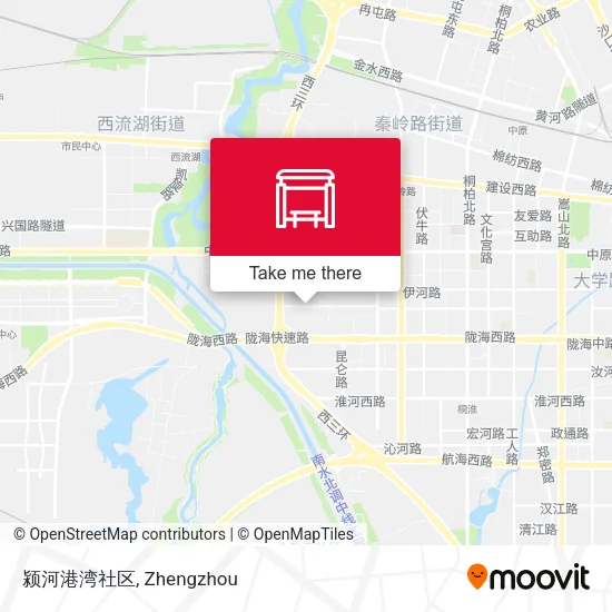 颍河港湾社区 map