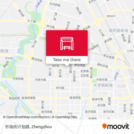 市场街计划路 map