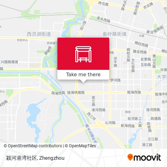 颍河港湾社区 map