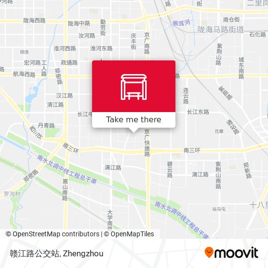 赣江路公交站 map