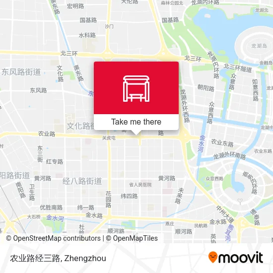 农业路经三路 map