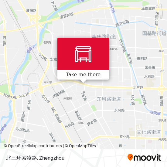 北三环索凌路 map