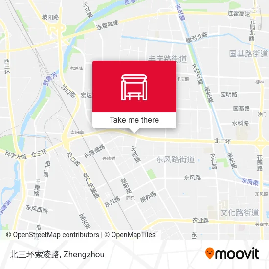 北三环索凌路 map