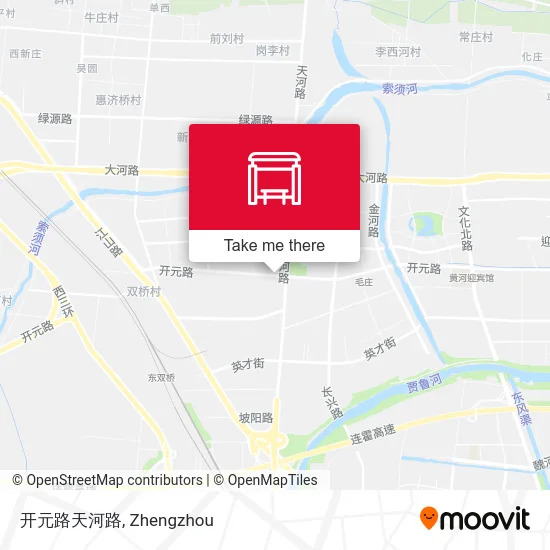 开元路天河路 map