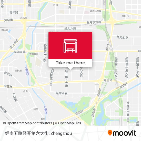 经南五路经开第六大街 map