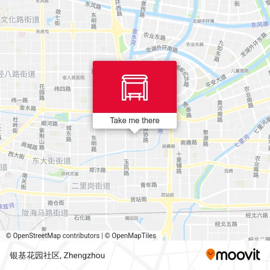 银基花园社区 map