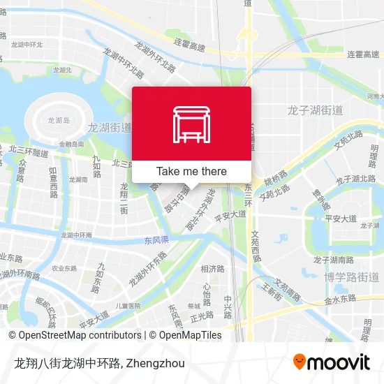 龙翔八街龙湖中环路 map