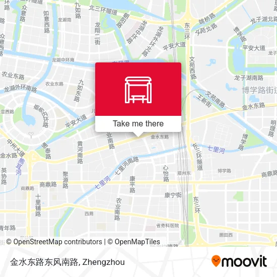 金水东路东风南路 map