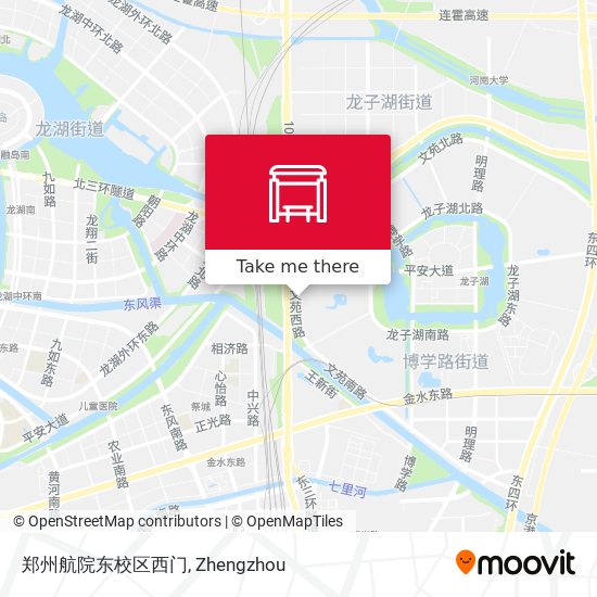 郑州航院东校区西门 map