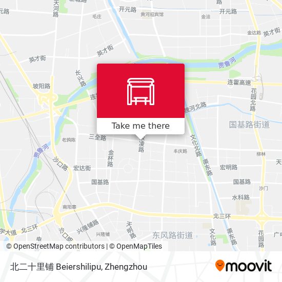 北二十里铺 Beiershilipu map