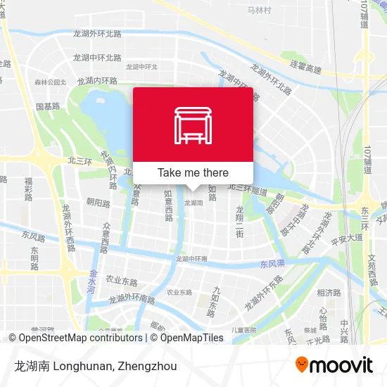 龙湖南 Longhunan map