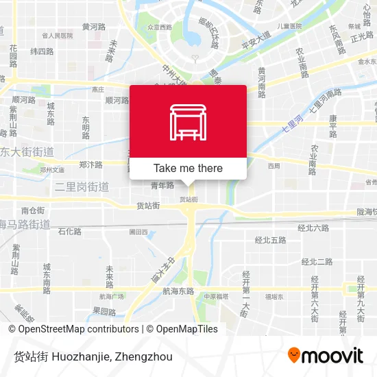 货站街 Huozhanjie map