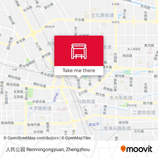 人民公园 Renmingongyuan map