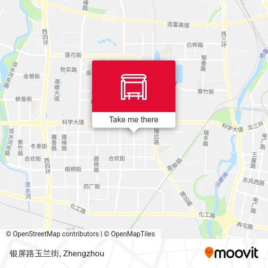银屏路玉兰街 map