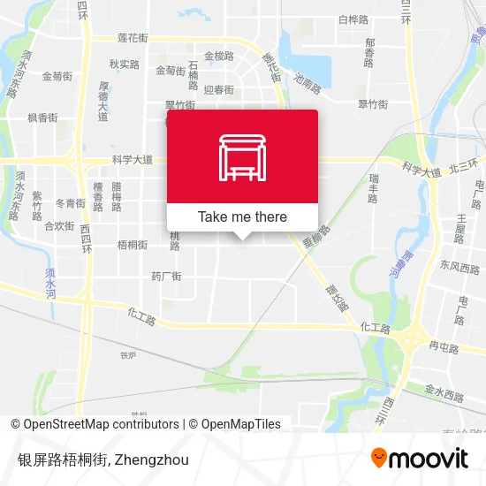 银屏路梧桐街 map