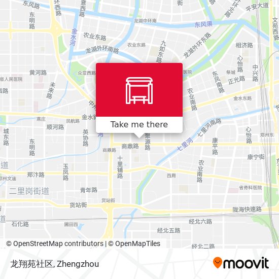 龙翔苑社区 map