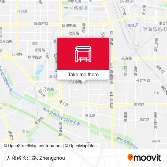 人和路长江路 map
