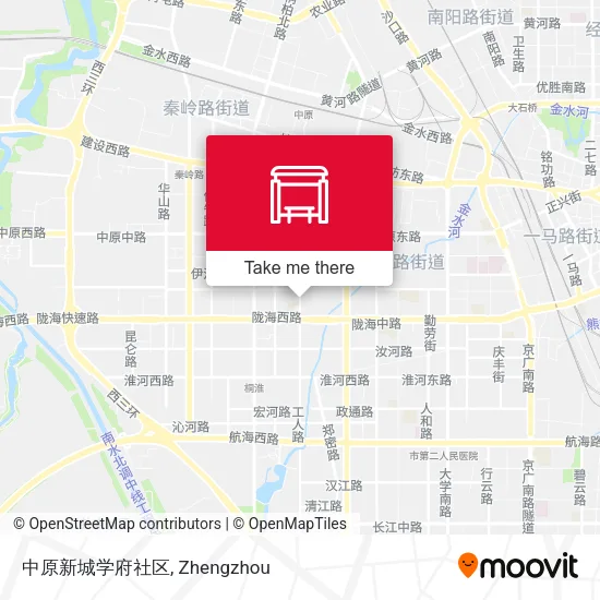 中原新城学府社区 map